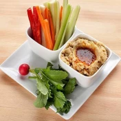 Hummus y crudité